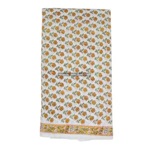 100% tela estampada de algodón, telas de algodón indio, telas con estampado Floral para ropa, estampado de bloque de mano indio, estampado de algodón de grado A - Product Image 1