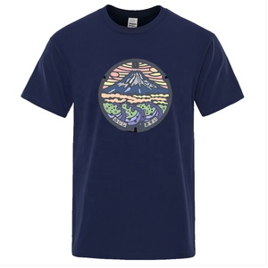 Camisetas Unisex de Color Sólido para Verano 2025, 100% Algodón, OEM, Impresión de Serigrafía Frontal, 200g, Personalizadas, Transpirables y de Secado Rápido para Hombre - Product Image 1