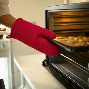 Gant de cuisine en coton résistant à la chaleur – Prise en main confortable en tissu éponge doux - Product Image 3