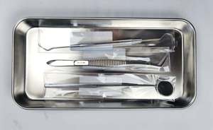 Bandeja Plana de Acero Inoxidable para Instrumentos Médicos, Bandejas para Instrumentos Manuales de Uso Médico Clase I, Alta Calidad, Certificación CE, Dentavex DC-DCK-6088 - Product Image 4