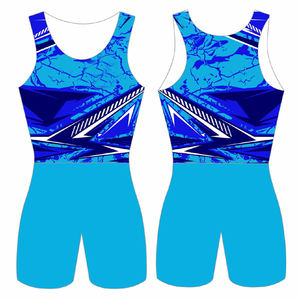Traje Deportivo Elástico de Alta Resistencia, Singlet de Lucha Libre Estampado para Ropa Deportiva de Alto Rendimiento - Product Image 1