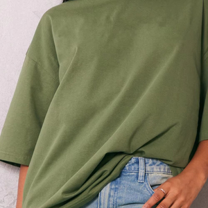 Top Best Women's <b>T</b>-<b>Shirt</b> Regular Short Sleeve Comfortable <b>Winter</b> Casual Breathable Quick Dry Eco-Friendly Knitted 100% Cotton - Product Image 5