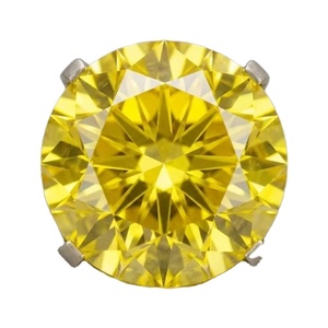 Diamante Amarillo |   Corte Brillante de 1.5-1.9ct, Color Canario Intenso VS+, CVD, Cultivado en Laboratorio |   Venta al por Mayor Global RCK de 7.5-8.0mm - Product Image 2
