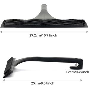 Tergivetro multiuso da 10,7 cm con gancio per porte in vetro e piccola ventosa per uso domestico - Product Image 4