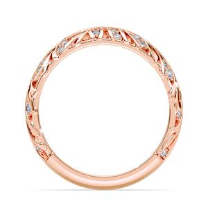 Anillo de Filigrana con Pétalos de Inspiración Vintage para Mujer, Joyería Floral Elegante para Bodas, Aniversarios y Regalos - Product Image 2
