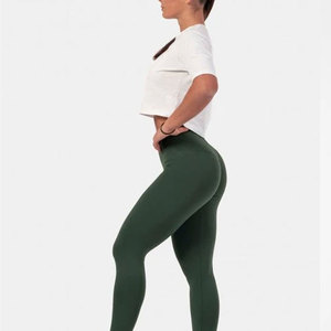 Fitness Shirt for Women Gym Workout Blank Loose Fit Short Sleeve Fitness High Quality <b>Sweat</b> Wicking Crop <b>Top</b> T-Shirt - Product Image 3