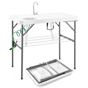 โต๊ะทำความสะอาดปลาแบบพับได้ 2-in-1 อุปกรณ์ตกปลาอเนกประสงค์ - Product Image 4