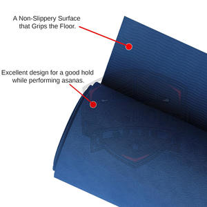 Tapete de Yoga de PVC Ecológico de Primera Calidad, Antideslizante, para Ejercicios y Fitness en Casa, Gimnasio, Entrenamiento - Product Image 2