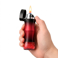 Briquet coupe-vent portable le plus vendu pour fumeurs, vente en gros usine, support 200k 60k