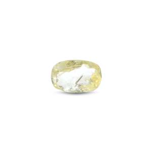 Loose 3.6 Carat Oval Cut Yellow Sapphire Gemstone 10x12mm for Fine Jewelry - Product Image 1