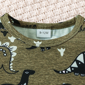 Ensemble 2 pièces d'été délavé et vieilli pour homme : T-shirt court en coton épais et short en jean avec rivets, style vintage, couleur unie, séchage rapide - Product Image 3