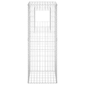 Poteau de gabion 19,7"x19,7"x55,1" en fer pour clôtures, treillis et portails - Product Image 3
