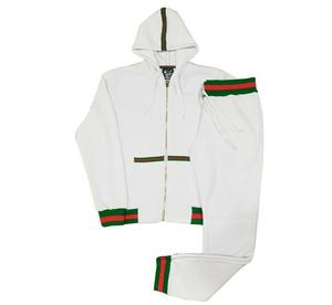 Conjunto Deportivo de Invierno 2 en 1 con Capucha Blanca para Ella, Sudadera de Manga Larga con Cordón Ajustable, Bolsillos Laterales, Ropa Casual Transpirable 100% - Product Image 1