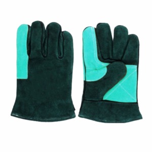 New Arrival Safety Leather Welding <b>Gloves</b> for Adults Heat Resistance TIG Full Thumb Cotton Liner Molten Metal Splash Protection - Product Image 3