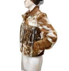 Veste matelassée en cuir véritable personnalisée pour homme, en cuir de vachette, en velours côtelé, rembourrée en coton - Product Image 3