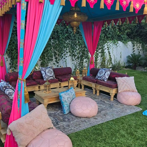 Carpa de Lujo para Bodas Maharaja, Carpa de Jardín Personalizable, Hecha a Mano, de PVC Premium, Impermeable, con Estructura de Hierro - Product Image 3