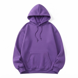 Sudadera con Capucha Unisex Extra Grande, Estilo Bape, Color Sólido, con Bolsillo, Casual, Tejido Francés, Manga Regular, Azul - Product Image 4