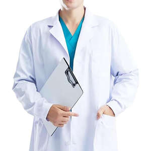 Blouse de laboratoire pour hommes, infirmiers et médecins, en sergé de coton, prix direct usine, vente en gros - Product Image 5