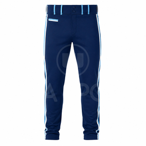 Custom Printed Baseball Trousers Breathable Moisture Wicking Four-Way Stretch Durable 100% Polyester Baseball Uniform Bottoms - Product Image 2