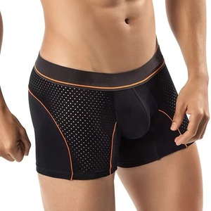 Calzoncillos Bóxer de Algodón para Hombre, Cintura Elástica de Altura Media, Transpirables, Ecológicos, Tejidos, Ropa Interior Diaria, OEM, Venta al por Mayor, Logotipo Personalizado - Product Image 6
