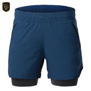 Shorts pour hommes, séchage rapide, extensibles, pour le sport, la gym, la course à pied, l'entraînement, respirants, légers, taille élastique, vêtements décontractés d'été - Product Image 1