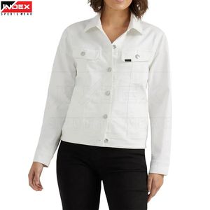 Veste en jean pour femme, style décontracté, streetwear, look premium, coutures de haute qualité, commandes en gros - Product Image 1