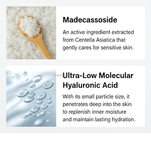 Ácido Hialurónico Coreano Centella Glow Serum Esencia Hidratante Suave K Piel de Cristal de Belleza OEM ODM - Product Image 3