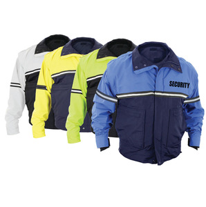 Chaquetas de seguridad reflectantes para hombre, amarillas, de poliéster, impermeables, con forro suave, logotipo personalizable, chaquetas de trabajo para hombre con bolsillos - Product Image 6