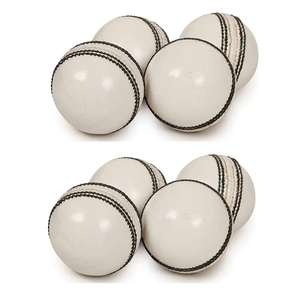 Pelotas de Cricket de Cuero Blanco de Buena Calidad para Práctica, Grado A, Cosidas a Mano | Fabricante de Pelotas Oficiales de Alta Calidad - Product Image 5