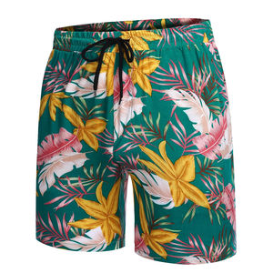 Chemises à manches courtes pour hommes, style plage d'été, imprimées de motifs floraux et géométriques, séchage rapide, écologiques, vente en gros sur mesure - Product Image 5