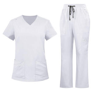 Vente en gros Nouvelle mode Blouse chirurgicale unisexe en tissu Spandex/Polyester à séchage rapide à manches courtes pour médecins - Product Image 4