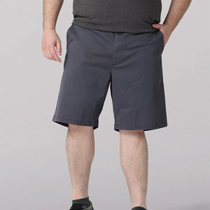 Shorts Bermuda Décontractés pour Hommes, Couleur Unie, Taille Mi-Haute, Fermeture à Cordon, 100% Coton, Tissu Tricoté Écologique, Poche Avant avec Logo - Product Image 1
