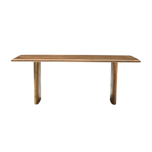 Modern Minimalist Solid Teak Wood <b>Coffee</b> <b>Table</b> Rectangular Natural Grain Wooden <b>Coffee</b> <b>Table</b> with Thick Panel <b>Legs</b> - Product Image 3