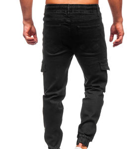 Pantalones Cargo Casuales de Lona con Cordón Ajustable, Cintura Media, para Hombre, de Secado Rápido, Transpirables, con Bolsillos Multifuncionales, Modelo 2025 OEM - Product Image 3