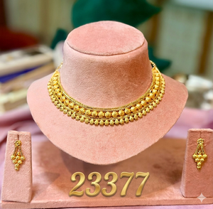 ชุดสร้อยคอและต่างหูสไตล์วินเทจแบบอิตาลี ชุบทอง 24K ผลิตจากโลหะผสม เหมาะสำหรับวันครบรอบ จัดส่งโดยตรงไปยังสหรัฐอเมริกา ฝรั่งเศส สเปน และตุรกี - Product Image 4