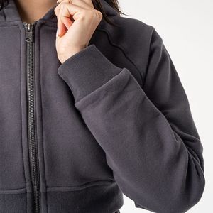 Tracksuit Custom Printed Cotton Zip Hoodie Set Winter Pink <b>Wind</b> <b>Breaker</b> High Quality Women Tracksuit - Product Image 4