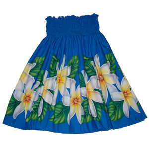 Falda Maxi de Playa Tropical con Bordado Floral Hawaiano para Mujer, Ligera, Informal, de Algodón 100%, para Otoño - Product Image 4