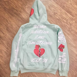 Fashion Oversized Hoodie Unisex Heavy Cotton Fleece Sweatshirt Custom OEM ODM Blank Hoodies Wholesale Manufacturer China - Product Image 4