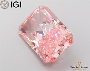 เพชร CVD ทรง Radiant น้ำหนัก 7.00 กะรัต สีชมพูสดใส ระดับ VS1 พร้อมใบรับรอง IGI เพื่อความเปล่งประกายอันน่าทึ่ง - Product Image 5