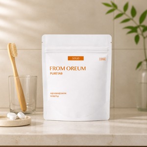[FROM OREUM] Trousse de Voyage Soin Bucco-Dentaire : Recharge de Dentifrice Solide pour Usage Quotidien et Voyage Personnel (Vente au Détail) - Product Image 1