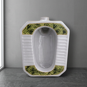 Designer Color Medium Deep <b>Pan</b> <b>Ceramic</b> Water Closet Squatting <b>Pan</b> Affordable Sanitary Ware Toilet Products - Product Image 2