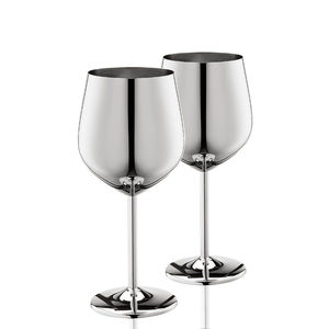 Copa de Vino de Metal con Diseño Elegante, Plateada Estilo Antiguo, para Bar, Fiestas, Copa de Vino Tinto de Tallo Largo, Copa para Cócteles - Product Image 6