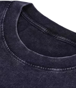 Heavyweight High Street 8.11 oz Washed And Distressed Pure Vest Set Couple Vest Spring & Autumn Summer Retro Sleeveless T-Shirt - Product Image 4