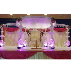Mandap de cristal LED de lujo para bodas, mandaps de cristal para bodas indias, mandaps de última generación para bodas, decoración para eventos en Australia y Reino Unido. - Product Image 1