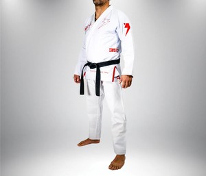 ชุดฝึกศิลปะการต่อสู้แบบมืออาชีพ BJJ Gi ผ้าฝ้าย 50% โพลีเอสเตอร์ 50% ยืดหยุ่น น้ำหนักเบา ทนทาน - Product Image 4