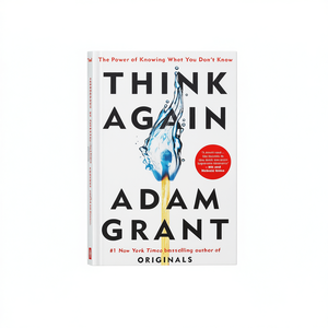 Réfléchissez à nouveau par Adam Grant, impression de livre broché personnalisé à couverture souple - Product Image 1
