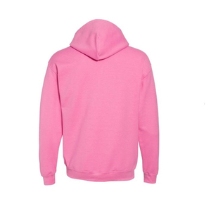 Men's <b>Pink</b> Hooded <b>Sweatshirt</b> Regular Fit Cotton French Terry Casual Pullover with Front Pocket Winter Eco-Friendly Streetwear - Product Image 3