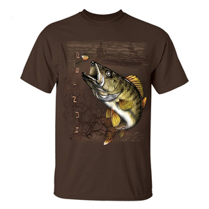 Camiseta de Pesca Personalizada de Manga Corta, Sublimada, Transpirable, de Secado Rápido, con Protección UPF 50, 100% Poliéster, Tallas Grandes - Product Image 6