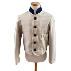 Chaqueta de los Estados Confederados, específicamente una variante del "Departamento de Alabama", hecha de lana vaquera con una chaqueta azul. - Product Image 1