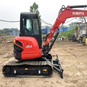 Mini-excavatrice Kubota U55 4 de haute qualité provenant du Japon, faible nombre d'heures de travail, machine durable de 5 tonnes, prête pour des travaux lourds - Product Image 5